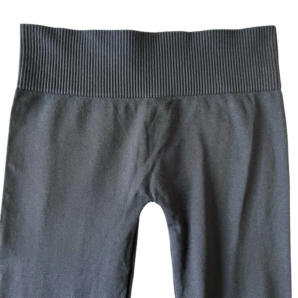 Eye Candy Footless Tights Set of 2 Black Gray Size S/M Juniors‎